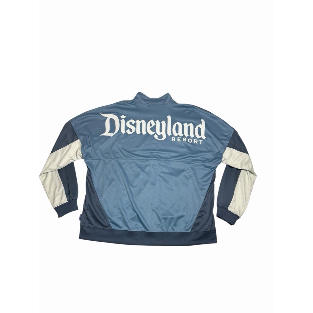 Disneyland Resort Spirit Jersey Track Jacket XXL Blue White Full Zip Disney